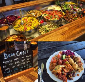 cute and so delicious  at Hermans in Stockholm