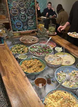 So much good stuff   at Hermans in Stockholm