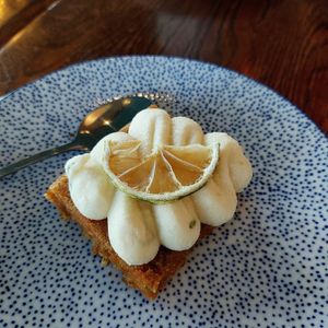 Carrot cake. at Hermans in Stockholm