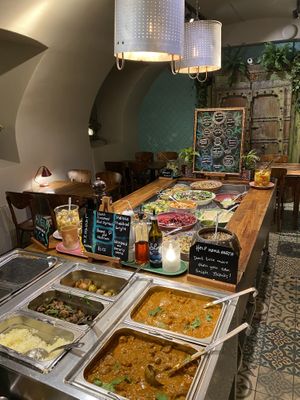    Buffet   at Hermans in Stockholm