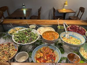 Salads   at Hermans in Stockholm