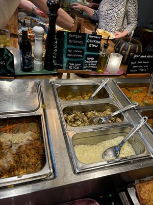 buffet  at Hermans in Stockholm