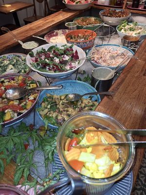 Koud buffet, at Hermans in Stockholm