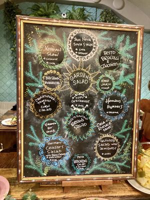 What a deliciously varied buffet  at Hermans in Stockholm