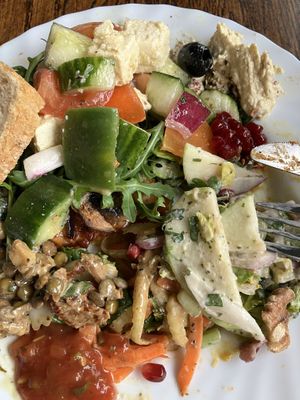 Buffet   at Hermans in Stockholm