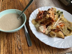 buffet   at Hermans in Stockholm