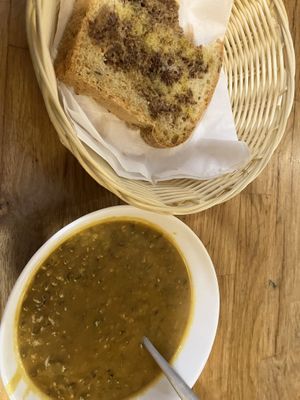 linser soppa   at Hermans in Stockholm