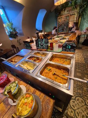 Mann different options (Aal are good) at Hermans in Stockholm