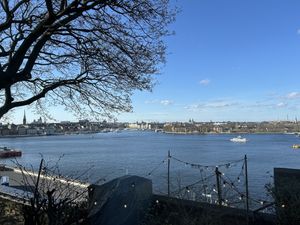 View from the restaurant   at Hermans in Stockholm