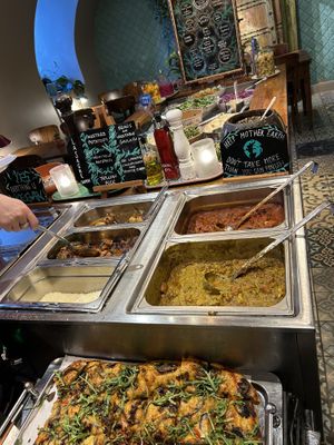 Buffet  at Hermans in Stockholm