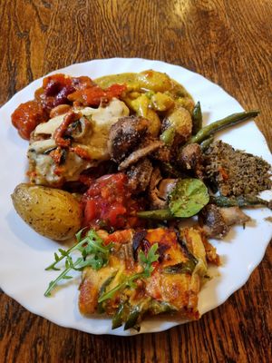 Mix of everything at Hermans in Stockholm