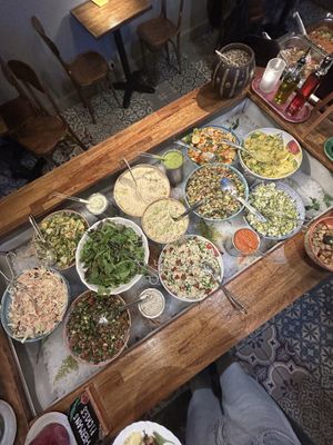 Buffet   at Hermans in Stockholm