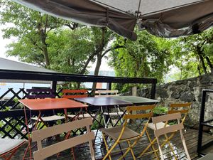 Amazing location, excellent foodd  at Hermans in Stockholm