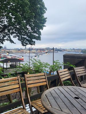 The view at Hermans in Stockholm
