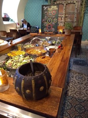 Buffé at Hermans in Stockholm