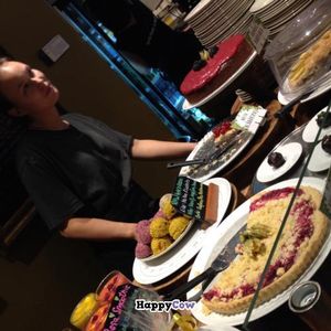 desserts were all vegan and beautiful too at Hermans in Stockholm