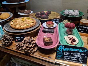 desserts at Hermans in Stockholm