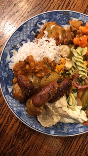 Buffet plate  at Hermans in Stockholm