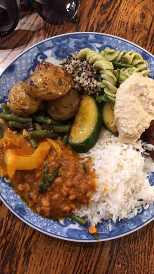 Buffet plate  at Hermans in Stockholm