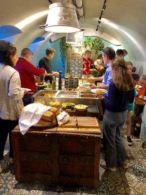 Popular buffet! at Hermans in Stockholm