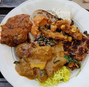 Food at Hermans in Stockholm