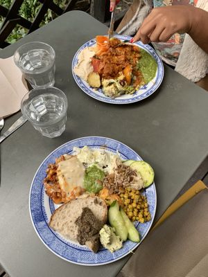 Lunch at Hermans in Stockholm