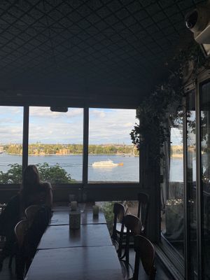 Inside at Hermans in Stockholm