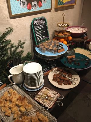 Dessert buffet  at Hermans in Stockholm