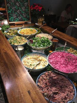 Xmas buffet at Hermans in Stockholm