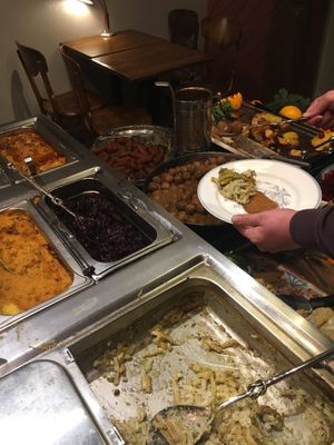 Xmas buffet at Hermans in Stockholm