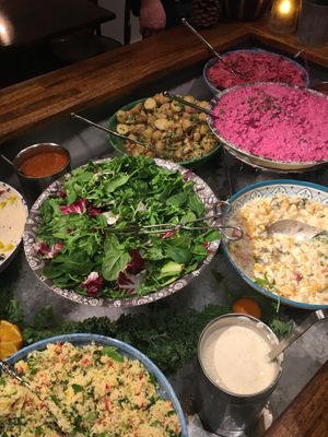 Xmas buffet at Hermans in Stockholm