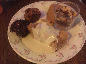 Desserts  at Hermans in Stockholm