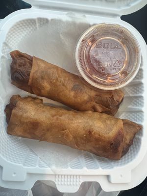 Veggie Roll (Requested to be made Vegan)   at Thai Love NY in Syracuse