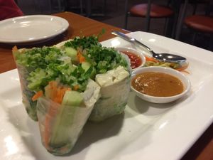 Summer Roll with tofu! at Thai Love NY in Syracuse