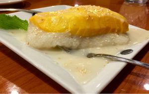 Mango sticky rice! Don’t leave without it! at Thai Love NY in Syracuse