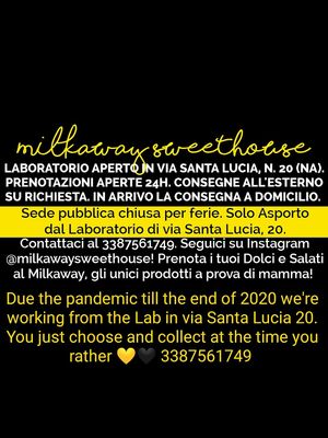 Warning at Milkaway in Naples