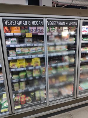 Vegan & Vegetarian section at Eroski - Center in 