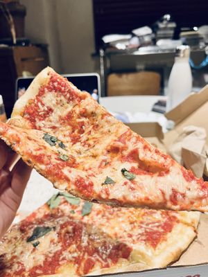 New York regular pizza slice at NY Pizza Suprema in New York City