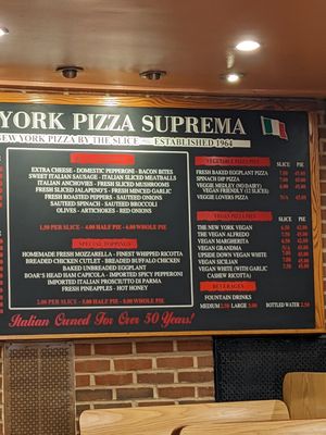  at NY Pizza Suprema in New York City