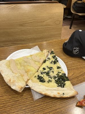 Vegan white and Alfredo   at NY Pizza Suprema in New York City