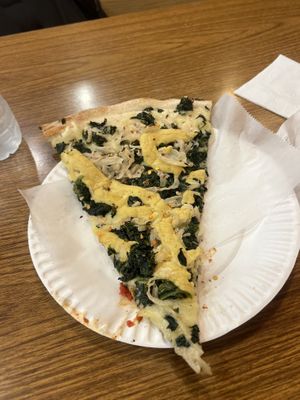 Vegan Alfredo Pizzaa  at NY Pizza Suprema in New York City