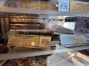 Some of the vegan range!  at NY Pizza Suprema in New York City