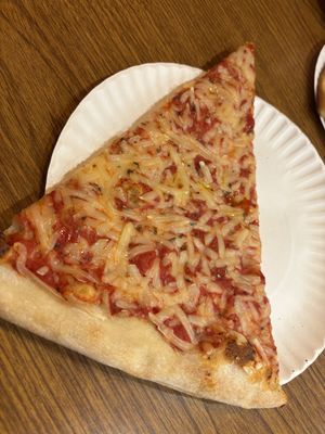 New York vegan regular slice  at NY Pizza Suprema in New York City