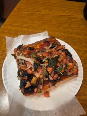 Vegan option at NY Pizza Suprema in New York City