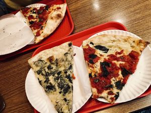 Fantastic vegan margarita and vegan truffle😍 at NY Pizza Suprema in New York City