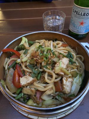 Udon noodles  at Good Morning Vietnam Vegan in Berlin