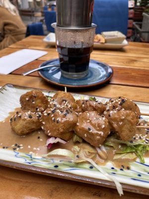 Excellent satay  at Good Morning Vietnam Vegan in Berlin