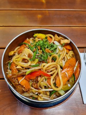 Nr. 34 udon noodles at Good Morning Vietnam Vegan in Berlin