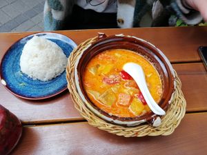 Süßkartoffel Curry at Good Morning Vietnam Vegan in Berlin