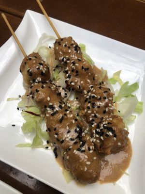 Peanut satay  at Good Morning Vietnam Vegan in Berlin